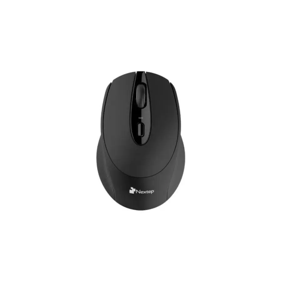 MOUSE NEXTEP NE-410E INALÁMBRICO ERGO USB 1600DPI CON BATERIA NEGRO