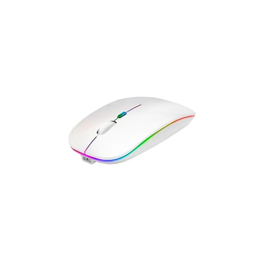 MOUSE NEXTEP NE-412B INALAMBRICO RECARGABLE SLIM RGB 1600DPI BLANCO