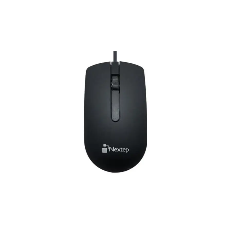 MOUSE ALAMBRICO NEXTEP NE-414 USB 1000 DPI COLOR NEGRO WINDOWS/IOS (NE-414)