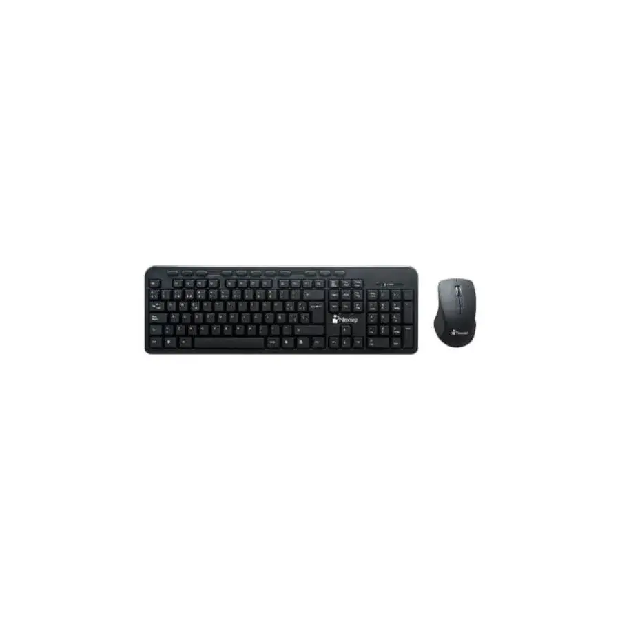 TECLADO Y MOUSE NEXTEP INALAMBRICO 1000 DPI COLOR NEGRO
