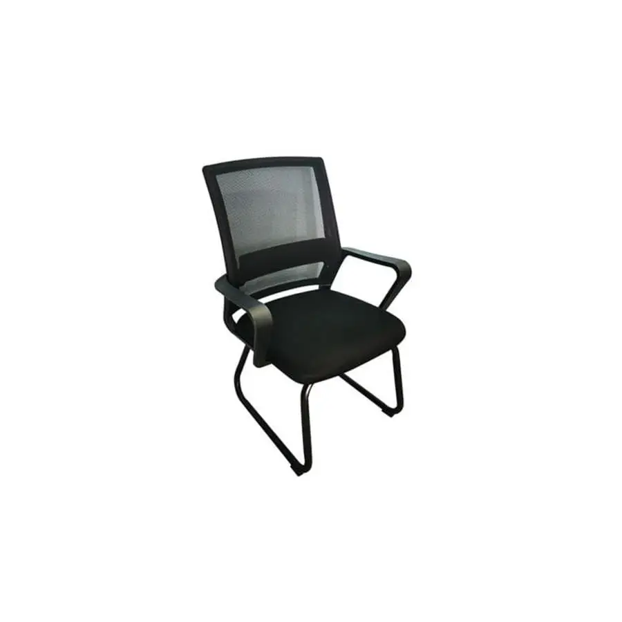 SILLA PARA VISITAS NEXTEP CON DESCANSABRAZOS TELA/MALLA (NE-652N)