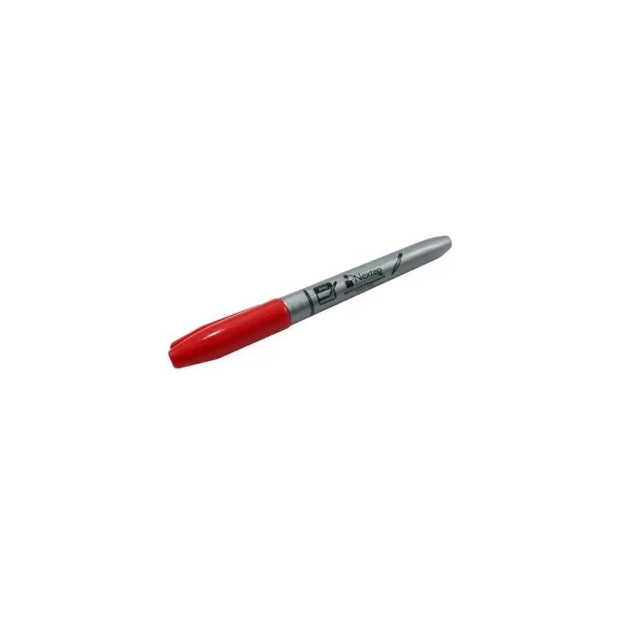 MARCADOR PERMANENTE NEXTEP PUNTO FINO 2MM ROJO C/12 PZAS