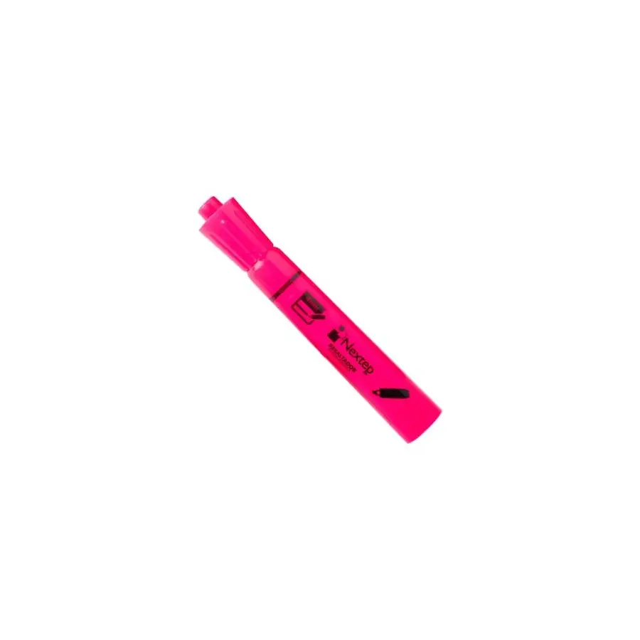 MARCADOR NEXTEP RESALTADOR COLOR ROSA C/12 PZAS