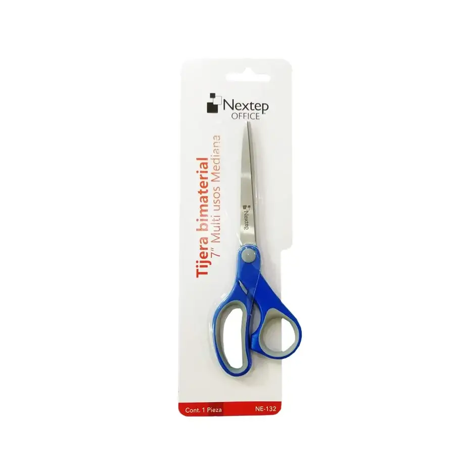 TIJERA MANGO BIMATERIAL NEXTEP 7" MEDIANA, NE-132