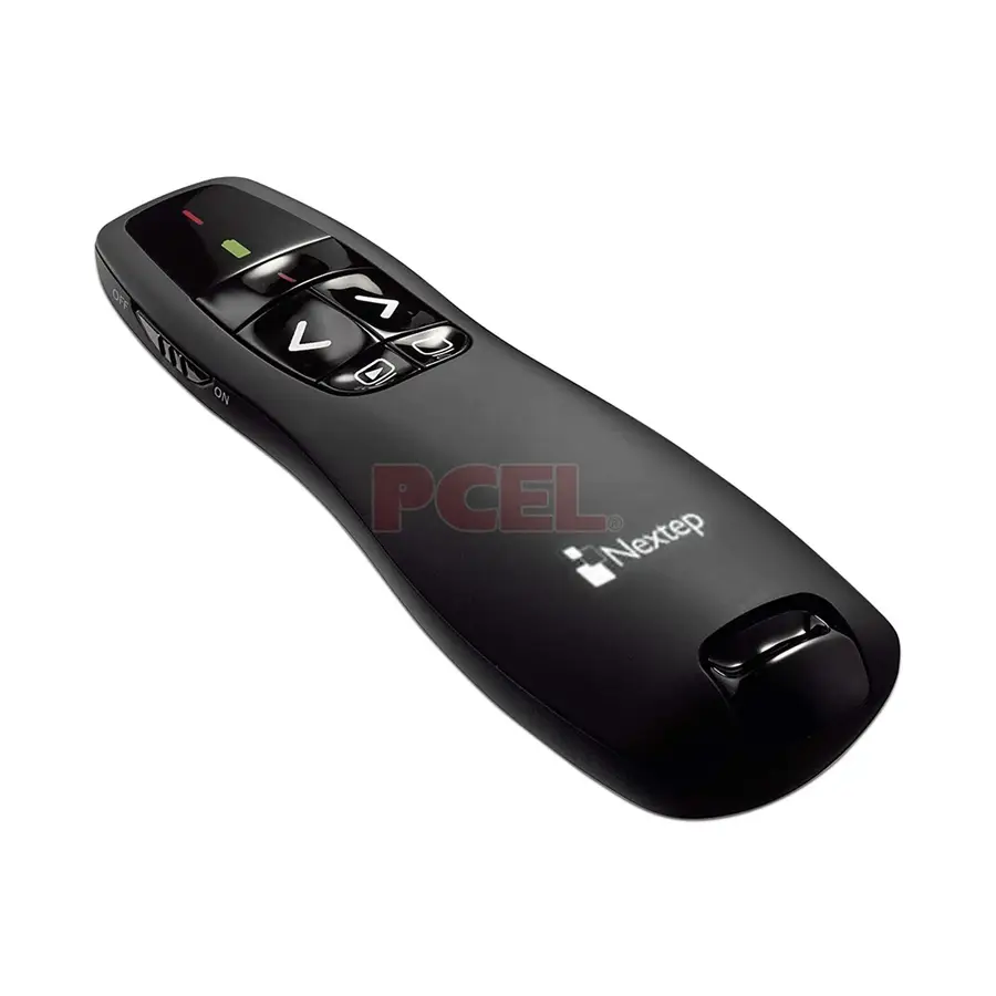 PRESENTADOR INALÁMBRICO NEXTEP NE-420 LASER COLOR ROJO PLUG & PLAY (BATERÍAS INCLUIDAS )