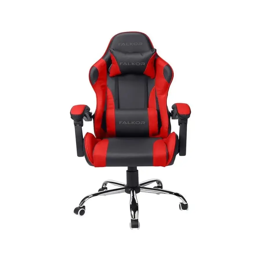 SILLA GAMER NEXTEP FALKOR NE-461R ERGONÓMICA COLOR NEGRO-ROJO