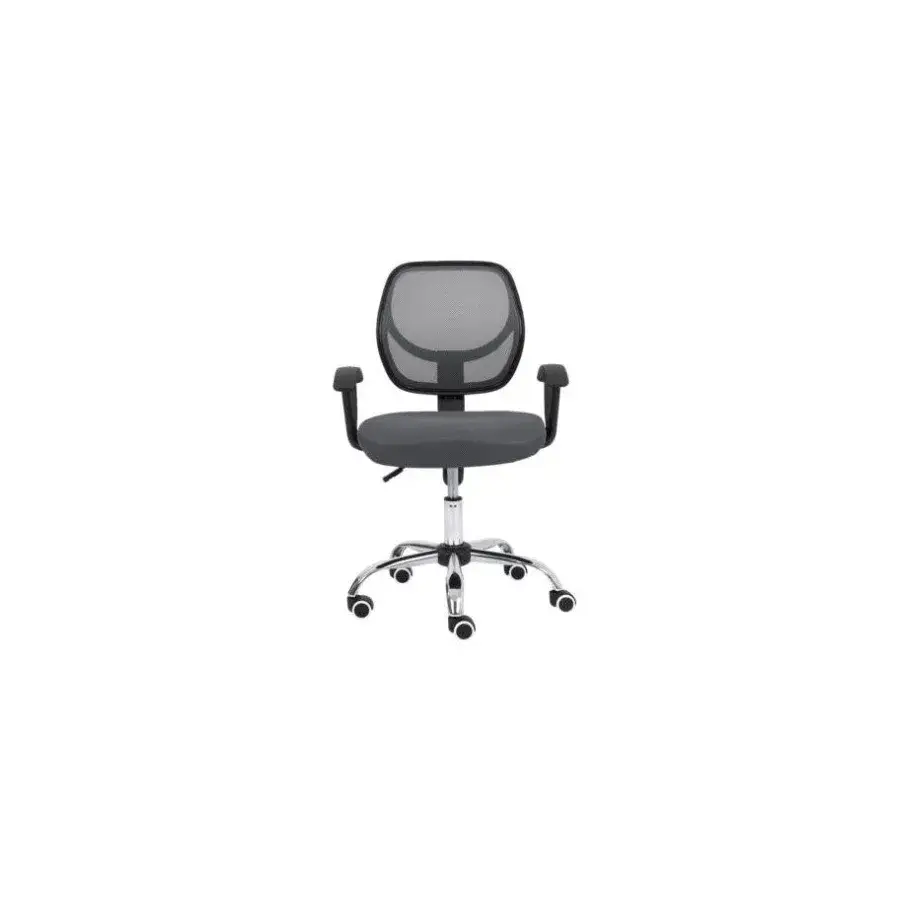 SILLA SECRETARIAL NEXTEP NE-650SG ALTURA AJUSTABLE, TELA GRIS, BASE GIRATORIA