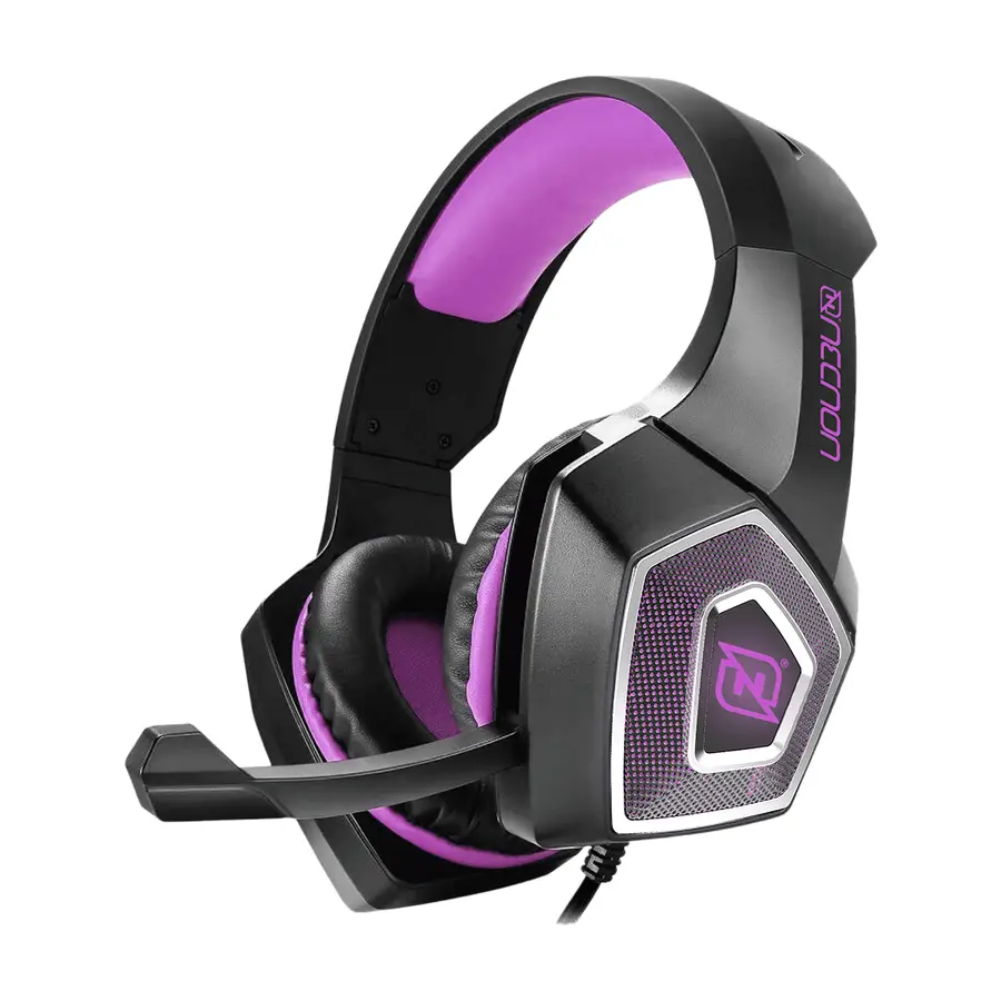 DIADEMA NECNON NBHG-DRAGON GAMING ALAMBRI/FLEXIBLE/VIBRACION FUCSIA NPAGDR13VI