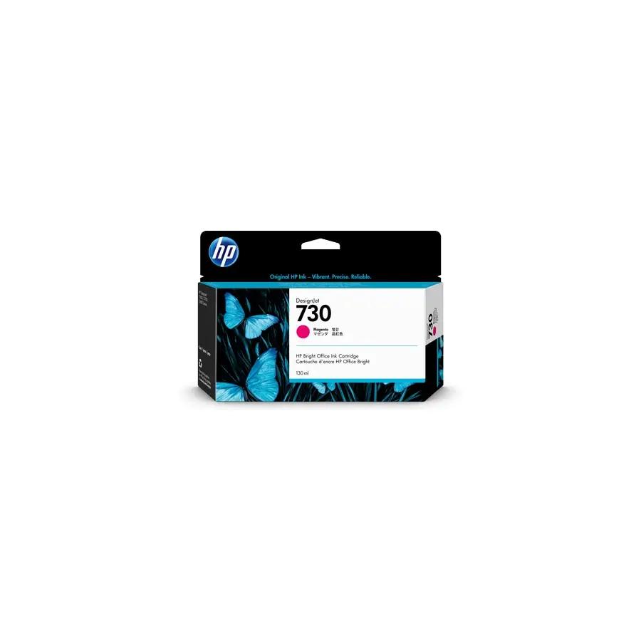 CARTUCHO DE TINTA HP DESIGNJET 730 DE 130 ML MAGENTA (P2V63A)