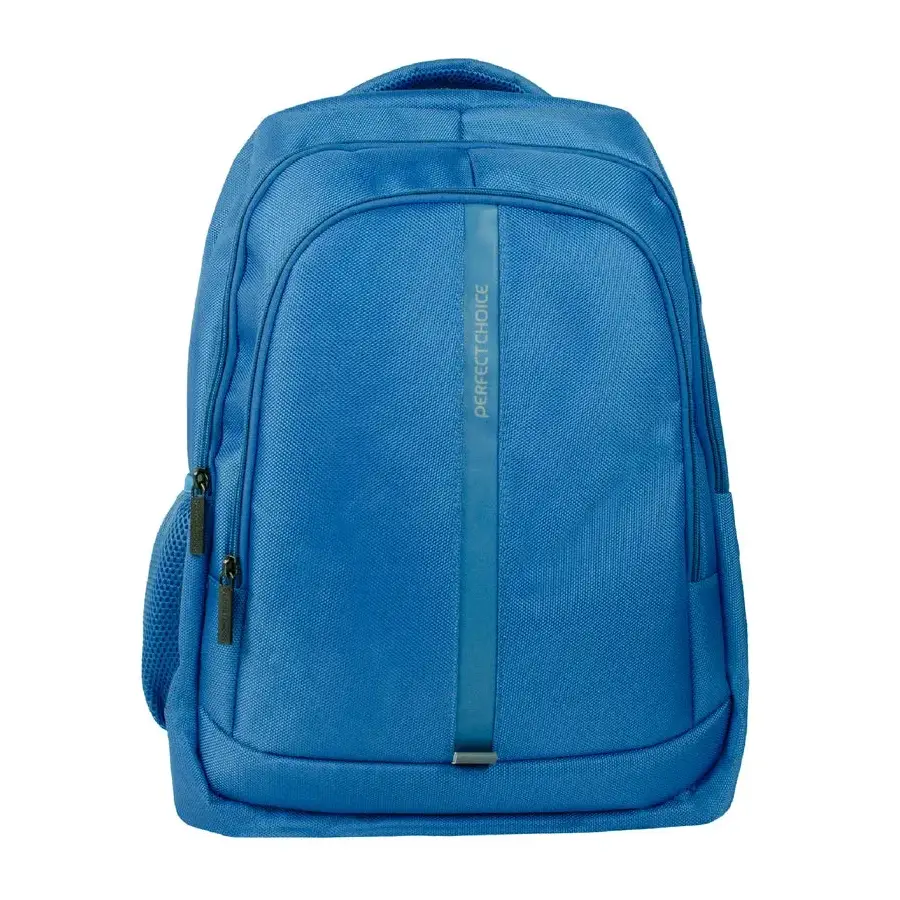 MOCHILA PERFECT CHOICE PC 084372 DE POLIESTER ESSENTIAL PRO PARA LAPTOP 17" AZUL