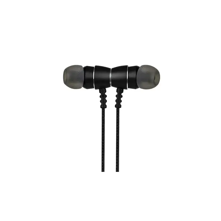 AUDIFONOS PERFECT CHOICE INTRAURICULARES CON MICROFONO STACCATO INALAMBRICO BLUETOOTH USB NEGRO