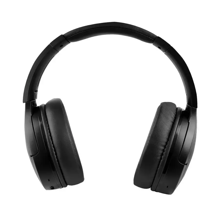 AUDIFONOS PERFECT CHOICE CON MICROFONO AROUNDY BLUETOOTH INALAMBRICO NEGRO