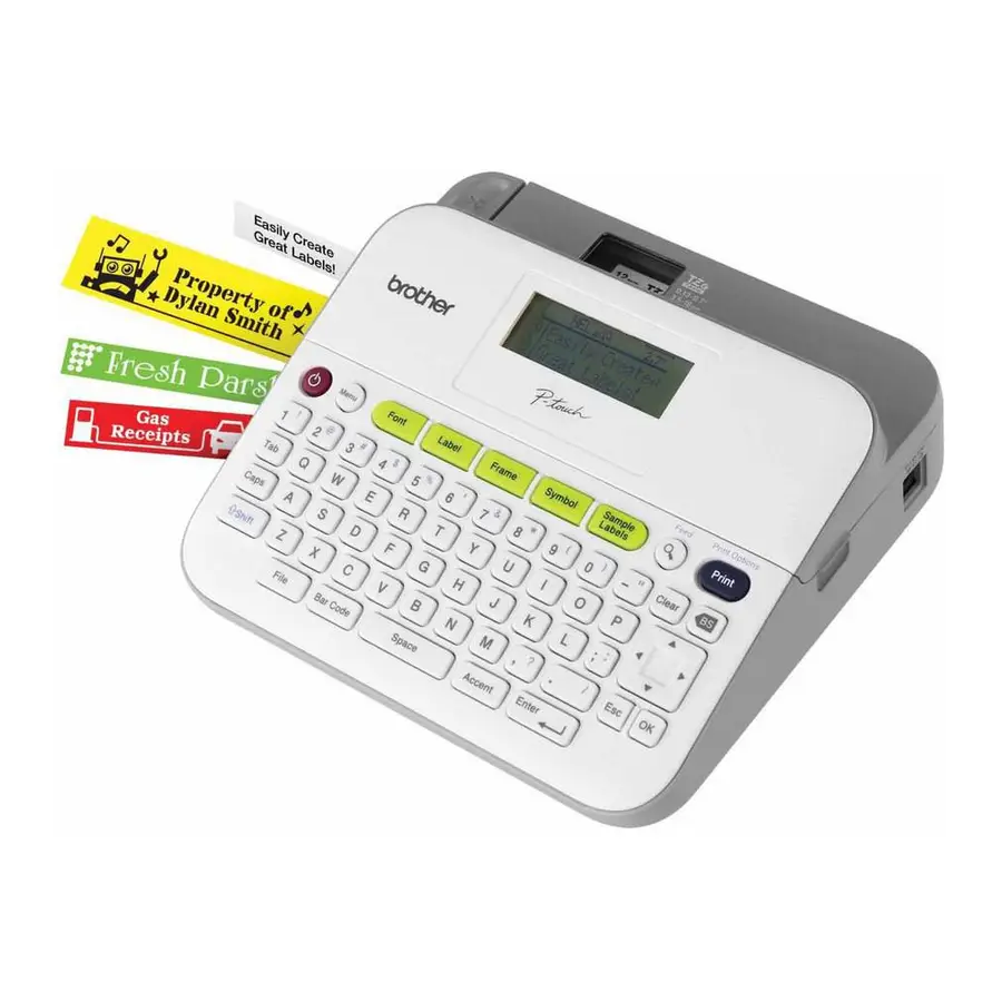 ROTULADOR PORTATIL DE ESCRITORIO BROTHER DE FACIL USO 1YR PTD210