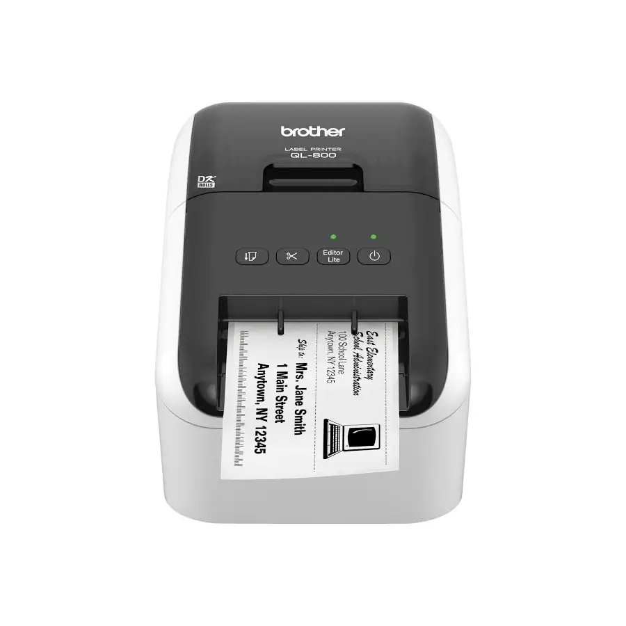 IMPRESORA TERMICA DE ETIQUETAS BROTHER USB 1YR QL800