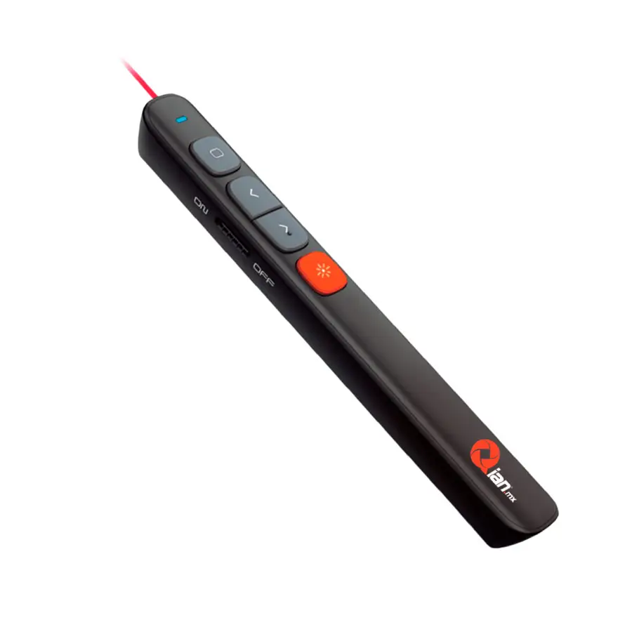 PRESENTADOR  INALAMBRICO QIAN APUNTADOR LASER ALCANCE 200MTS  QLP200