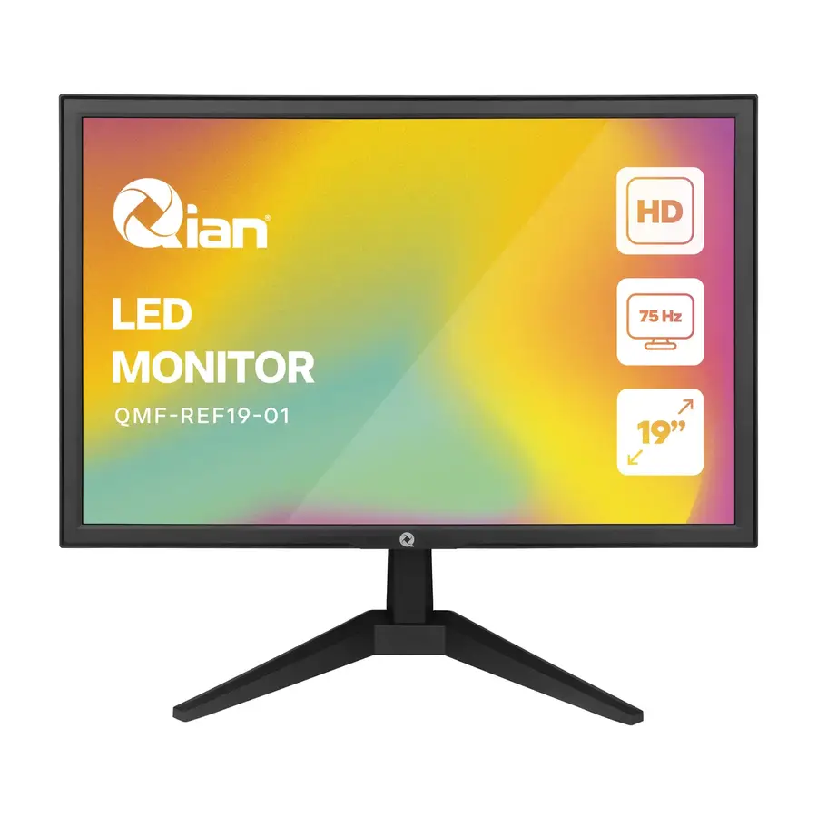 MONITOR QIAN OFFICE MATE 19" 1X HDMI 1X VGA
