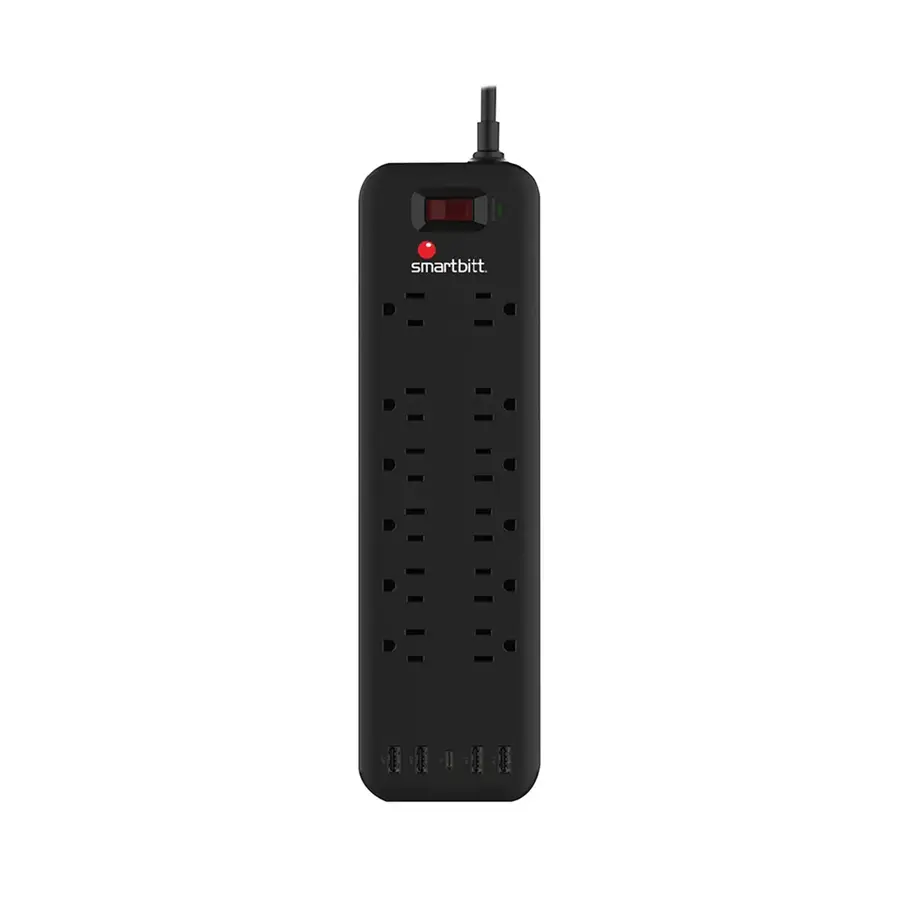 SUPRESOR SMARTBITT SBSS-B12-5U 12 CONTACTOS, 4P USB