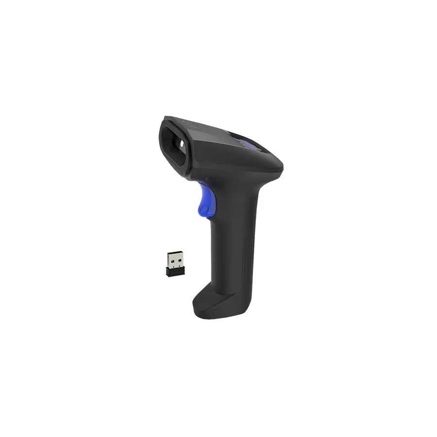 ESCÁNER INALÁMBRICO 2D 3NSTAR CON BASE, BLUETOOTH, BATERÍA RECARGABLE, NEGRO SC415BT.