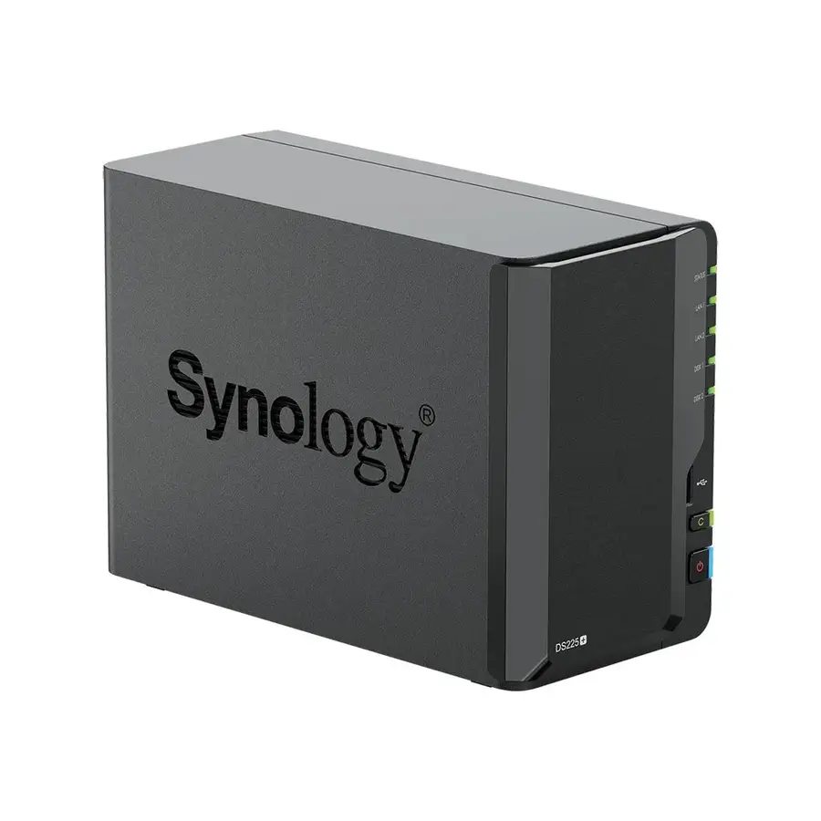 SERVIDOR NAS MARCA SYNOLOGY MODELO DS225+ 16 BAHIAS -