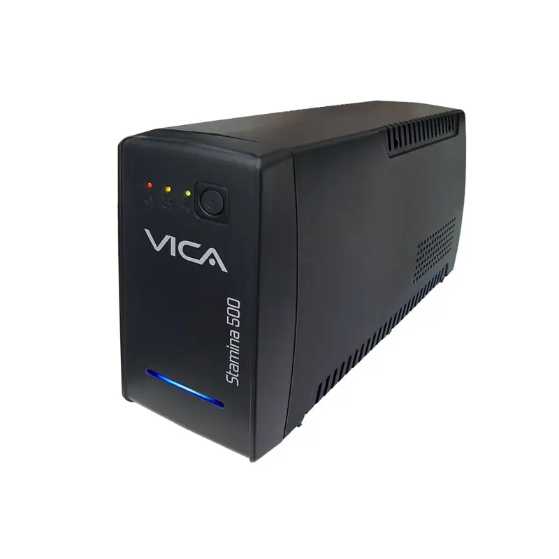 NO BREAK/UPS VICA 500VA/300W 8 TOMAS TIPO NEMA 5-15R (4/4) (STAMINA 500)