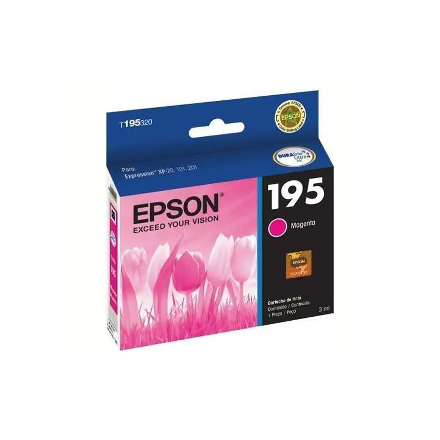 CARTUCHO EPSON T195 MAGENTA PARA XP-201 101 211 4ML T195320-AL