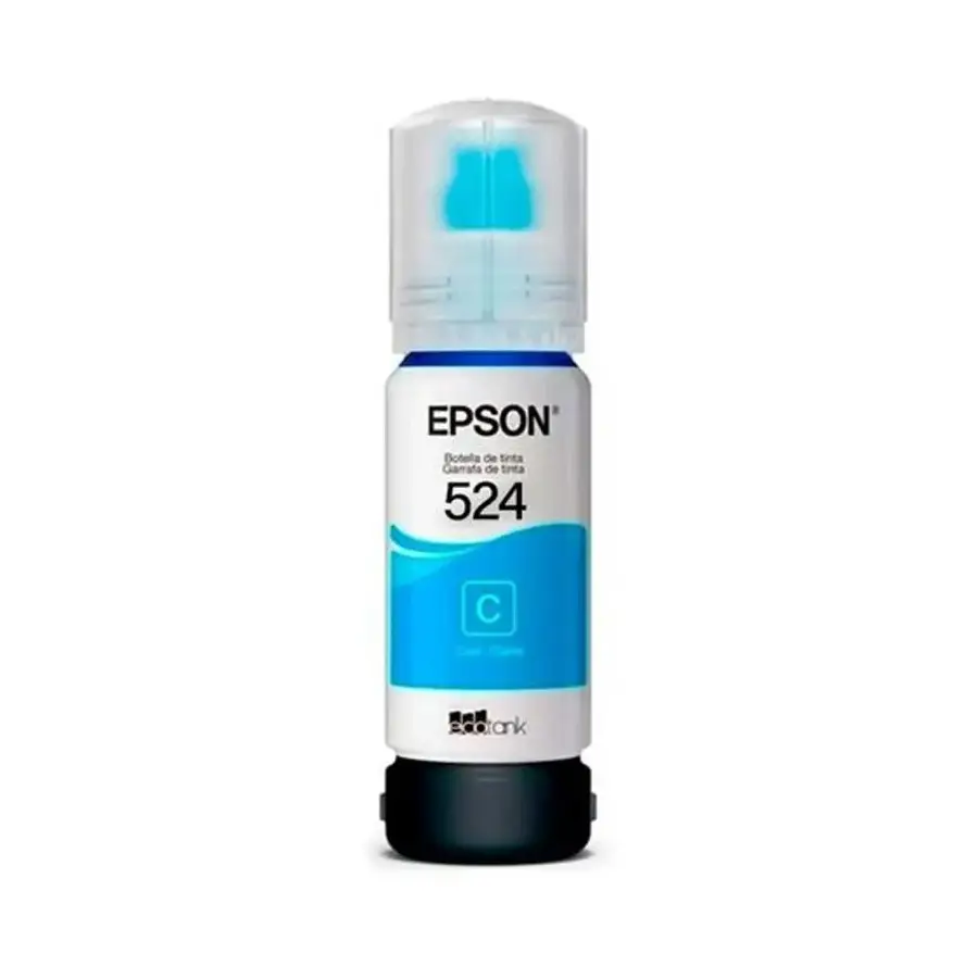BOTELLA DE TINTA EPSON ECOTANK T524 CIAN T524220-AL