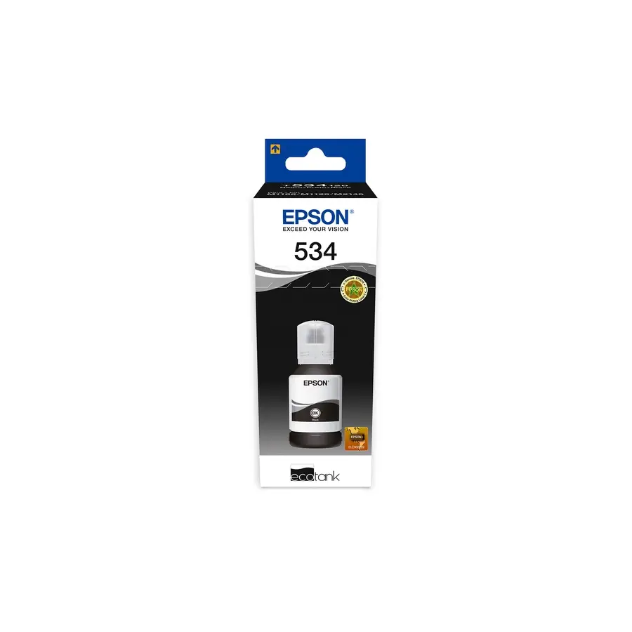 BOTELLA DE TINTA EPSON ECOTANK T534 NEGRO PIGMENTO SERIE M T534120-AL