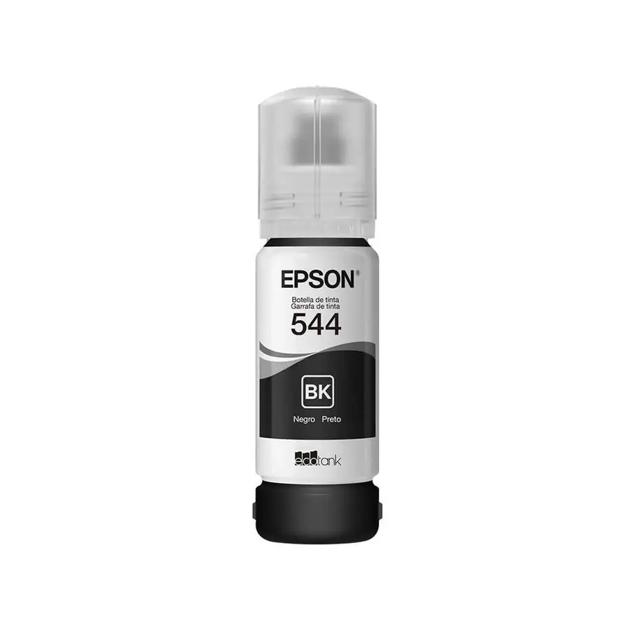 BOTELLA DE TINTA EPSON ECOTANK T544 NEGRO 70ML T544120-AL
