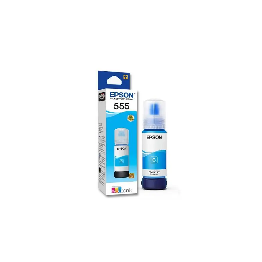 BOTELLA DE TINTA EPSON ECOTANK T555 CYAN FOTOGRAFICO 70ML T555220-AL