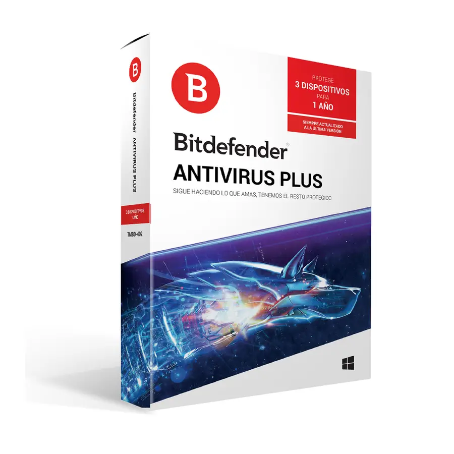 BITDEFENDER ANTIVIRUS PLUS 1YR 3USR (TMBD-402)
