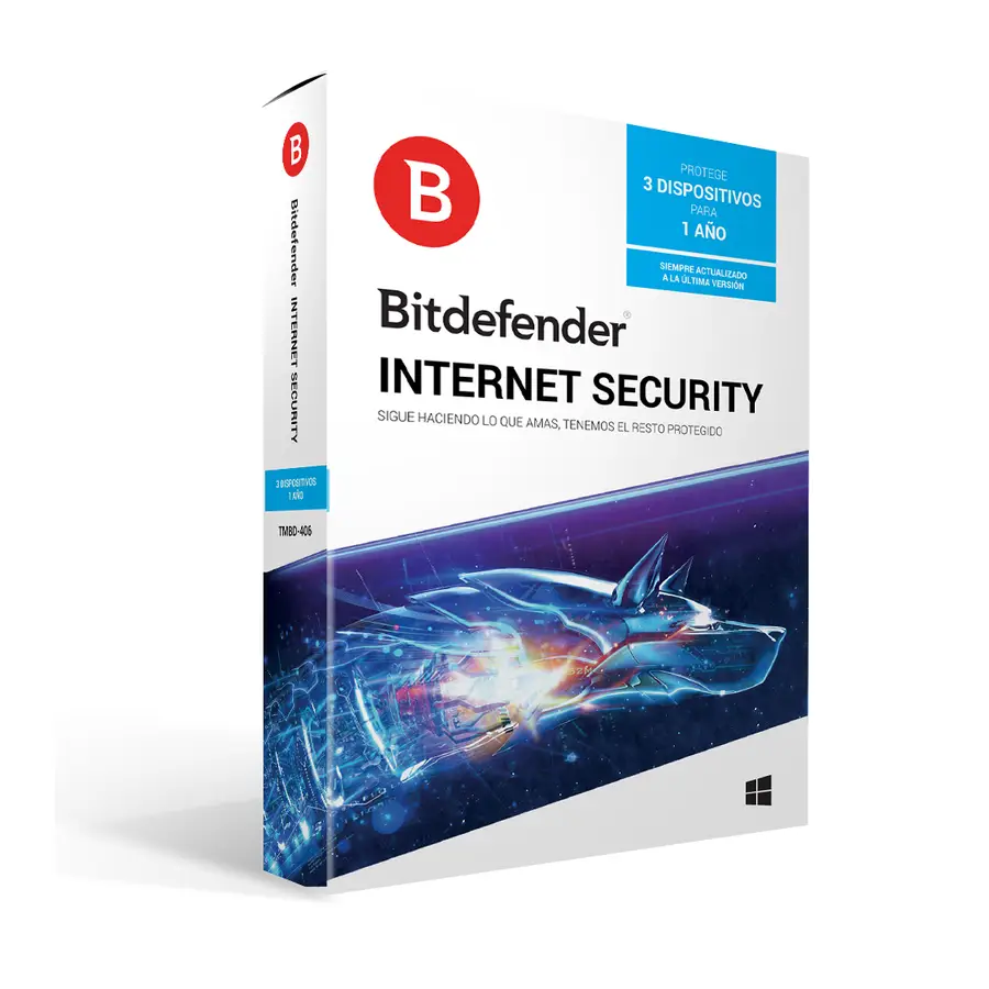 BITDEFENDER INTERNET SECURITY 1YR 3USR (TMBD-406)
