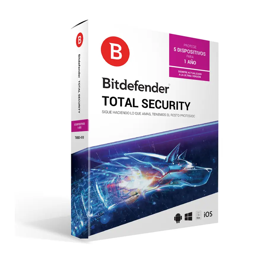 BITDEFENDER TOTAL SECURITY MD 1YR 5USR (TMBD-410)