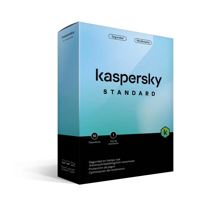 KASPERSKY STANDARD 10 DISPOSITIVOS 1 AÑO (TMKS-404)