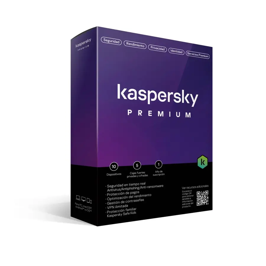 KASPERSKY PREMIUM 10 DISPOSITIVOS 1 AÑO (TMKS-411)