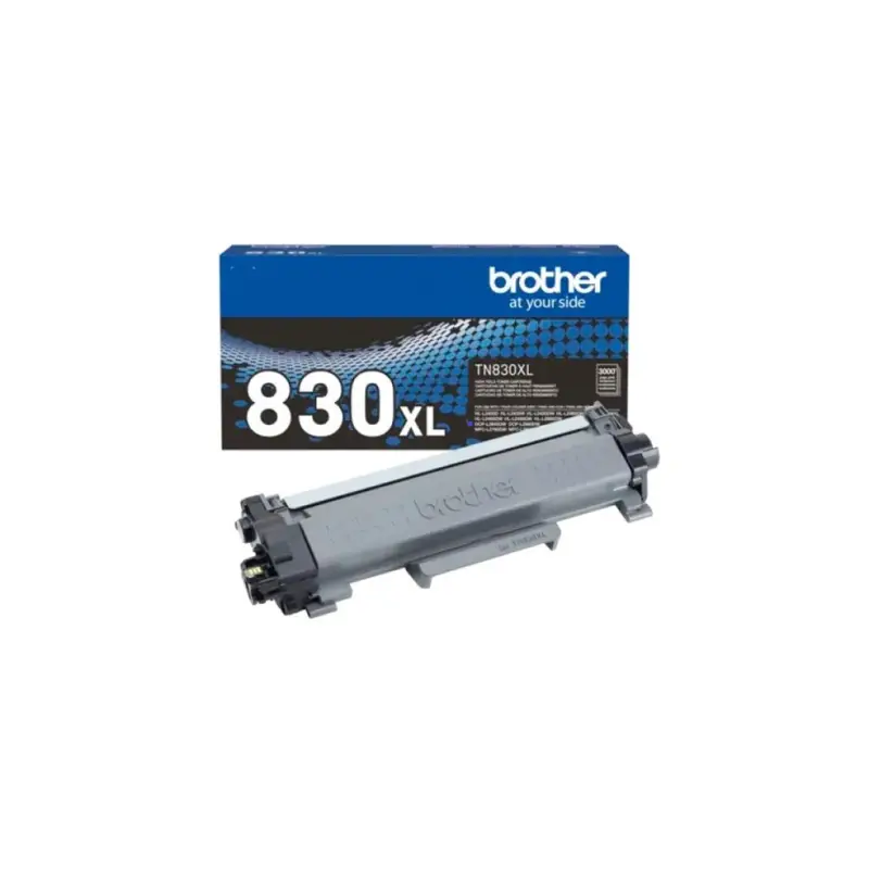CARTUCHO TONER BROTHER ALTO RENDI NEGRO HASTA 3000 PAG (TN830XL)