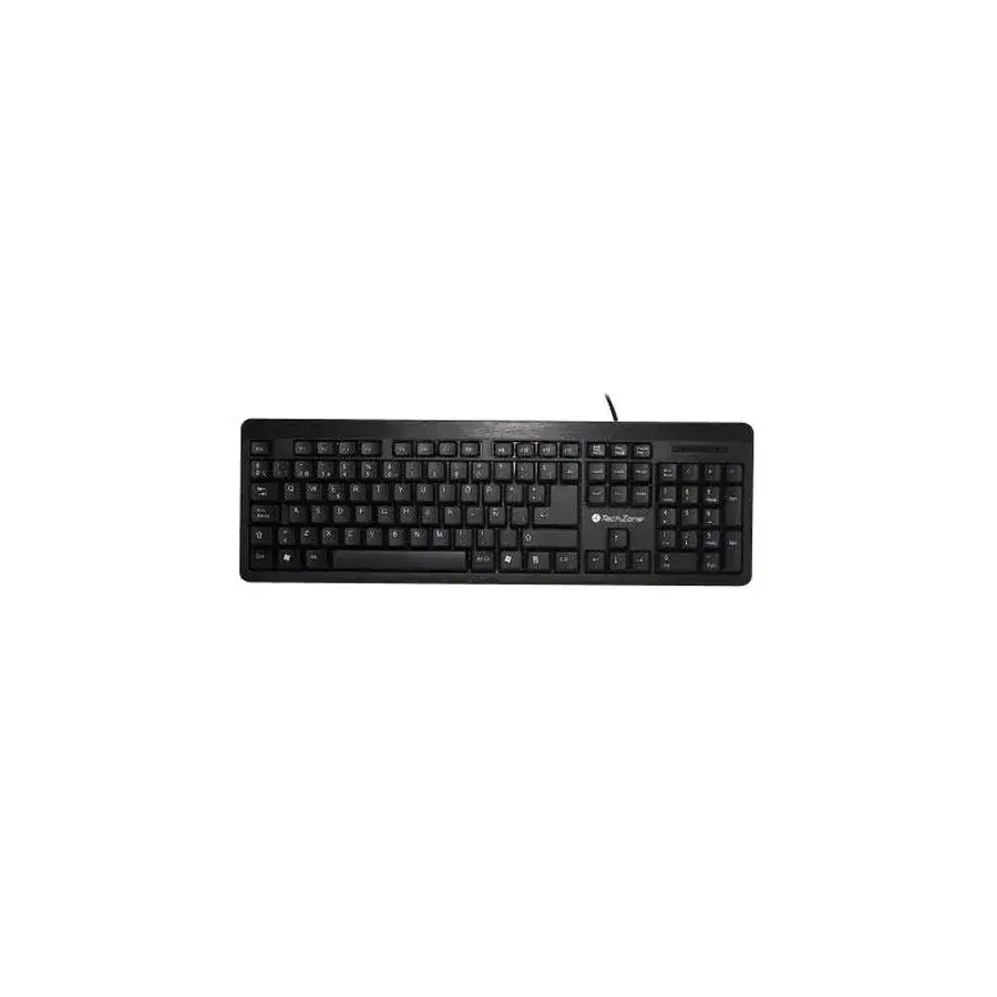 TECLADO TECHZONE TZ16TEC01 ALA AL AMBRICO USB NEGRO
