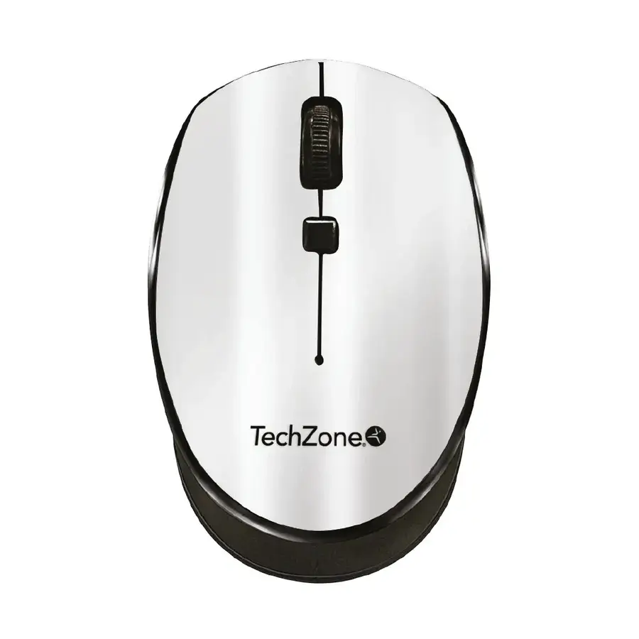 MOUSE TECHZONE OPTICO TZ19MOU01 INA INALAMBRICO 1.600DPI NEGRO PLATA
