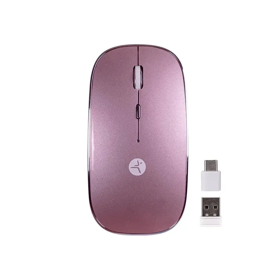 MOUSE TECHZONE TZACMOI27 INALAMBRICO OPTICO 1.600DPI RF ROSA