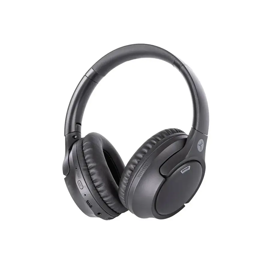 DIADEMA TECHZONE CON MICROFONO TZDJ02 BLUETOOTH INALAMBRICO USB-C NEGRO