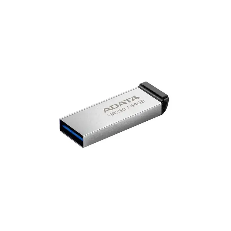 USB ADATA UR350 64GB USB 3.2 GEN1 METALICA NEGRO (UR350-64G-RSR/BK)