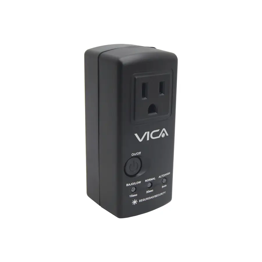 PROTECTOR DE VOLTAJE VICA 900 JOULES,RJ11 C/TIMER 1 NEMA 5-15R(VP-132)
