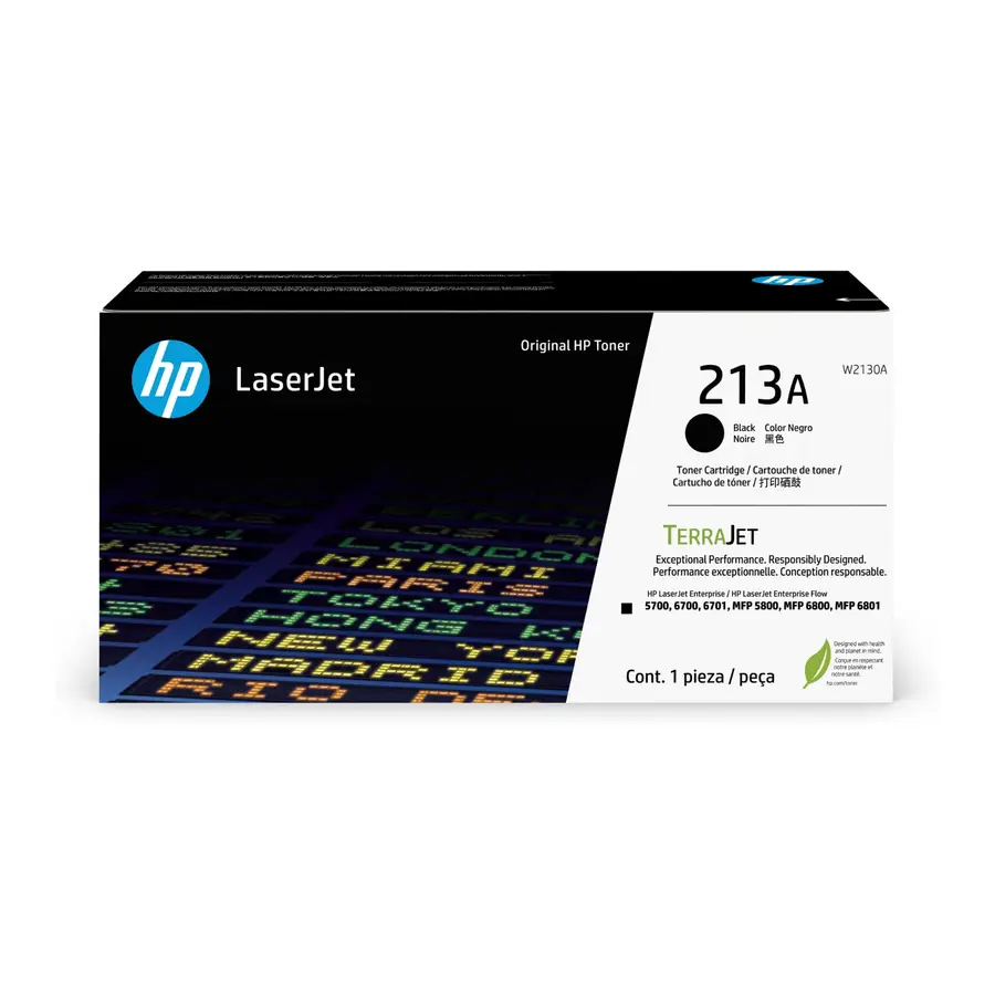 TONER HP 213A LASERJET NEGRO PARA 5700 6700 MFP 5800 6800 W2130A