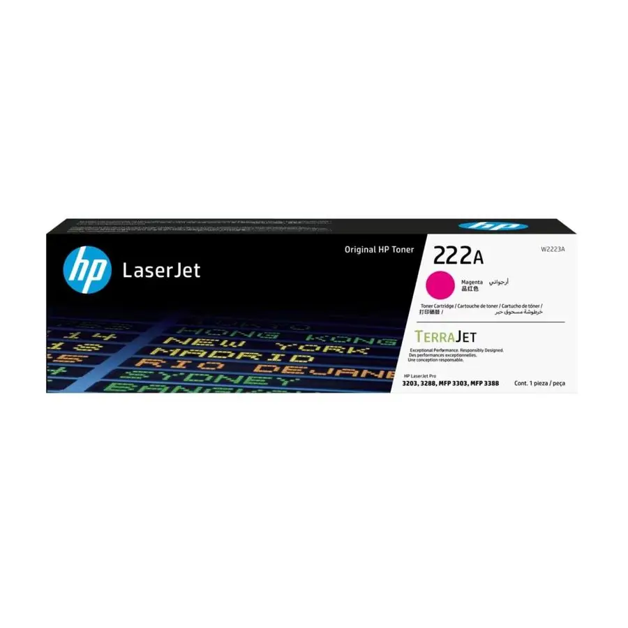CARTUCHO DE TONER ORIGINAL HP LASER JET 222A MAGENTA