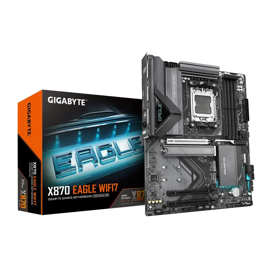 TARJETA MADRE GIGABYTE X870 EAGLE WIFI7 ATX SOCKET AM5 AMD X870 256GB DDR5 HDMI/DP
