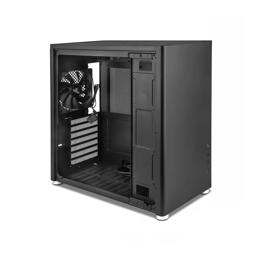 GABINETE YEYIAN GAMER HUSSAR PLUS ATX CON VIDRIO TEMPLADO NEGRO YCM-ASHUS-01