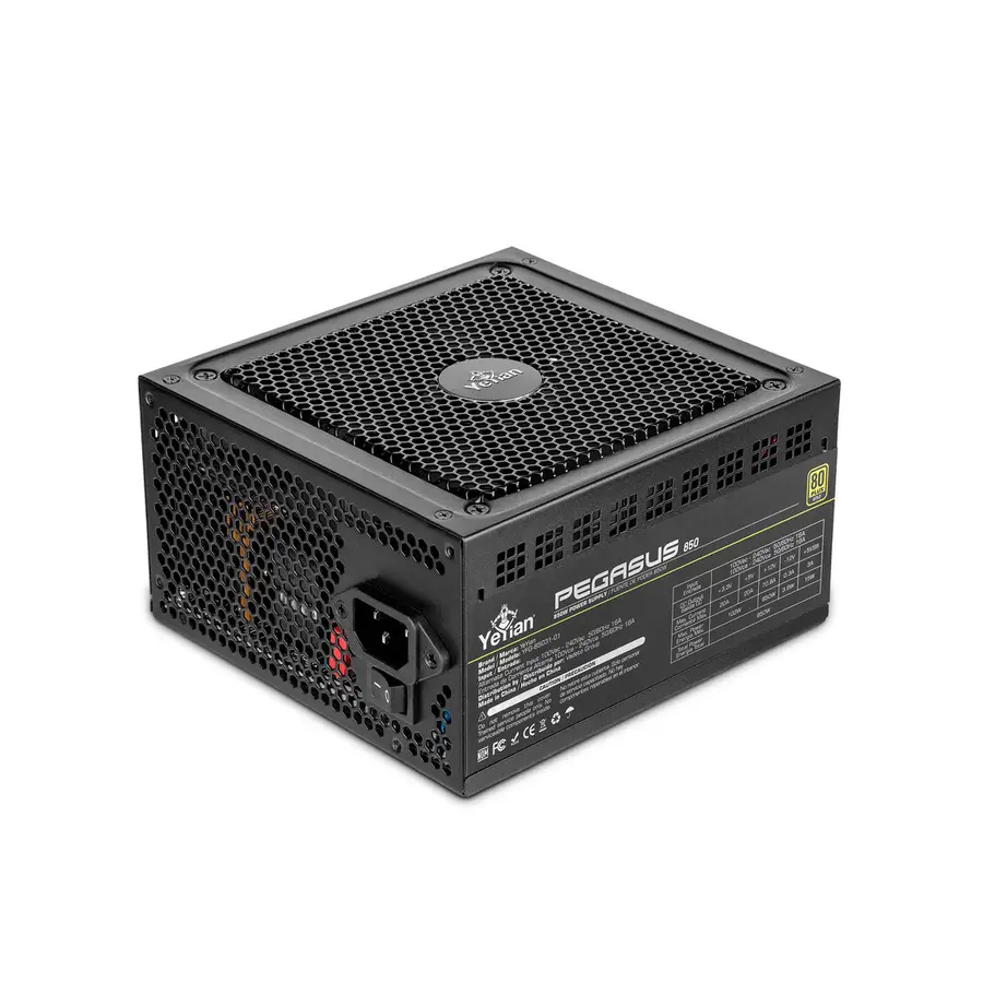 FUENTE DE PODER YEYIAN PEGASUS 850W 80 PLUS GOLD PCI-E GEN 5 YFG-85031-01