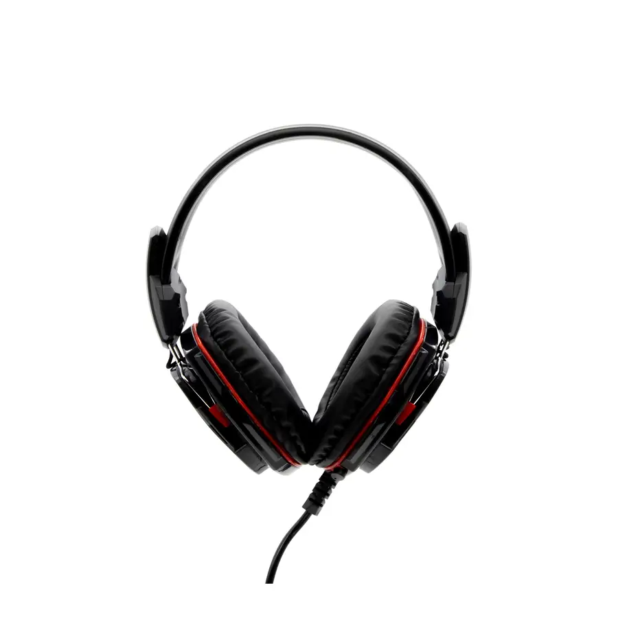 DIADEMA YEYIAN YH2000 TEMPEST LED, 3.5MM/PC/CONS/USB/ C/MIC NEG C/ROJO