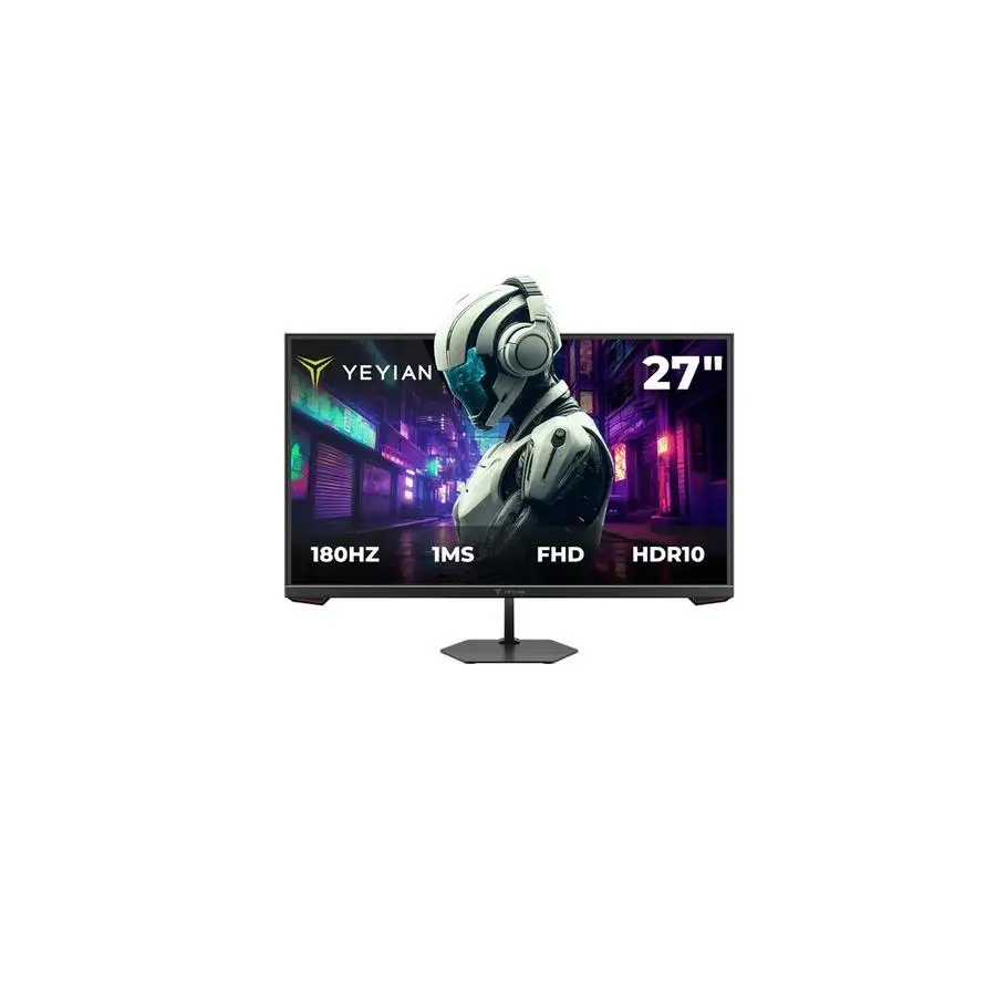 MONITOR YEYIAN GAMER 27" AVANCE FHD 180HZ 1MS HDR10 IPS VESA 2HDMI 1920X1080