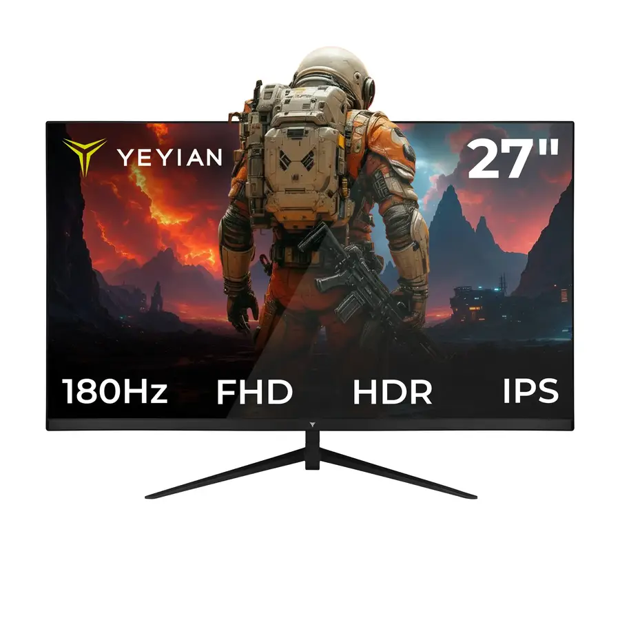 MONITOR YEYIAN GAMER ELYSIUM FAST 27" FHD 180HZ 1MS 2HDMI 1920X1080