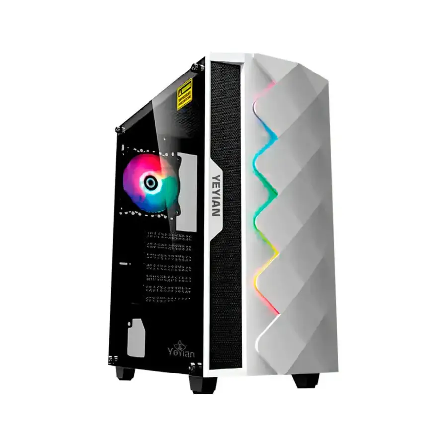 YEYIAN GAMING PC ABYSS 1400B-560P241M - CORE I5 14400 RTX 5060 8GB - 16GB DDR4 - 240GB SSD + 1TB HDD - SKU: YPA-AB1400B-560P241M